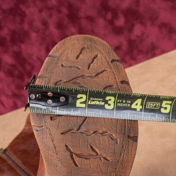 Sofft Women Sharnell II Brown Leather Back Lace-up Rust Riding Knee Boots 9.5 - Picture 6 of 10